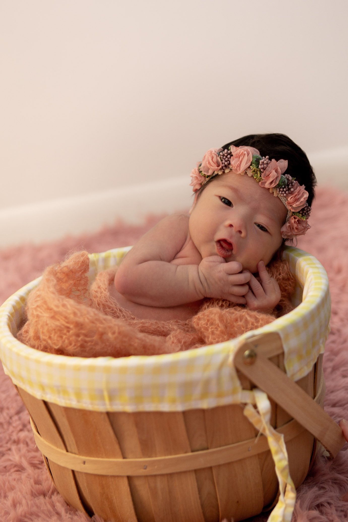 Cece in a weighing basket